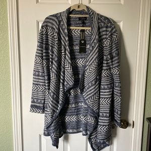 Lucky brand open front cardigan